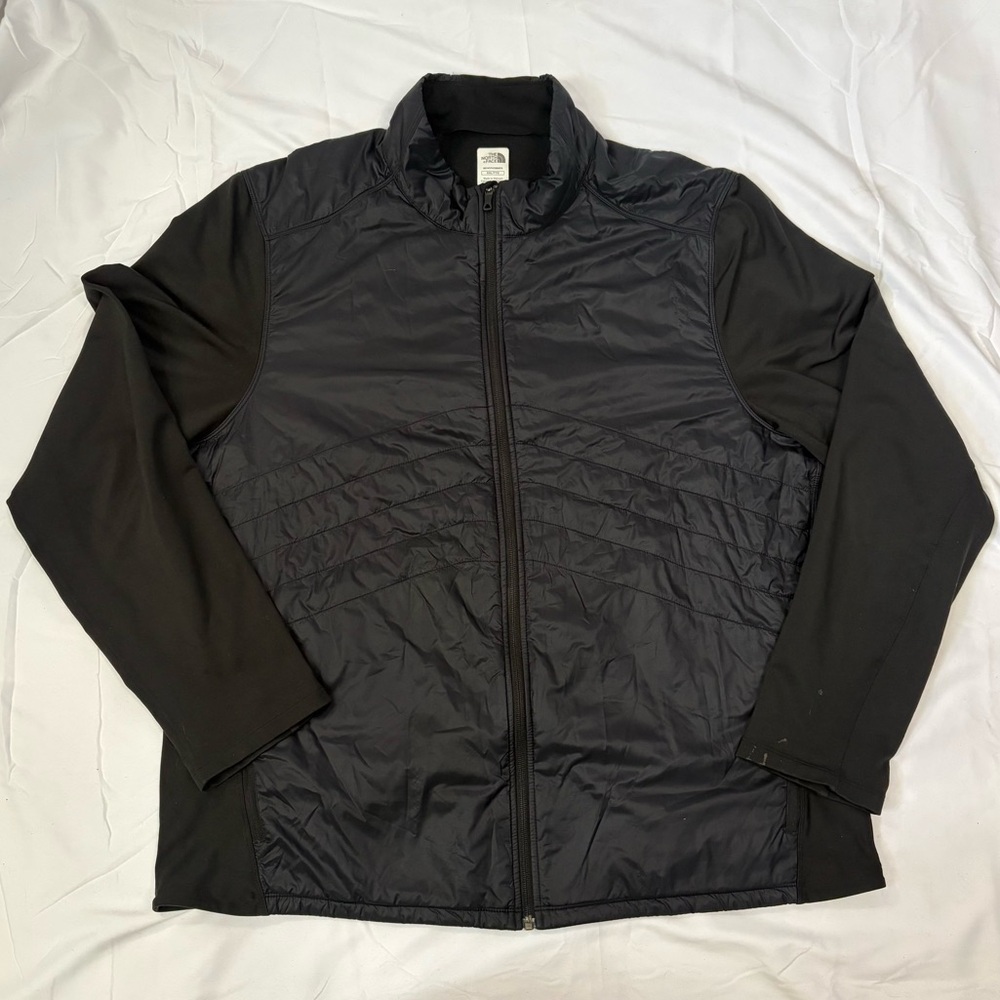 The North Face Black Quilted Front Jacket